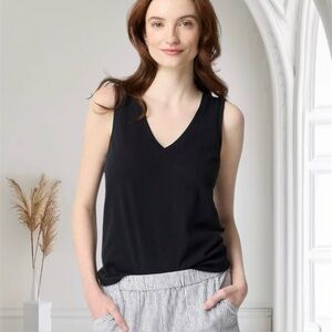 CCO! J. Crew Slub Cotton VNeck Tank Top